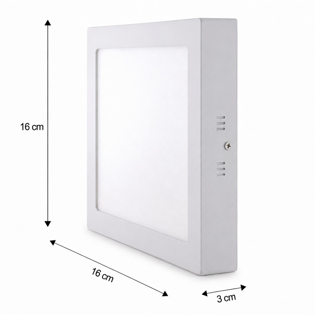 Panel LED Cuadrado de Adosar 12W - Imagen 2