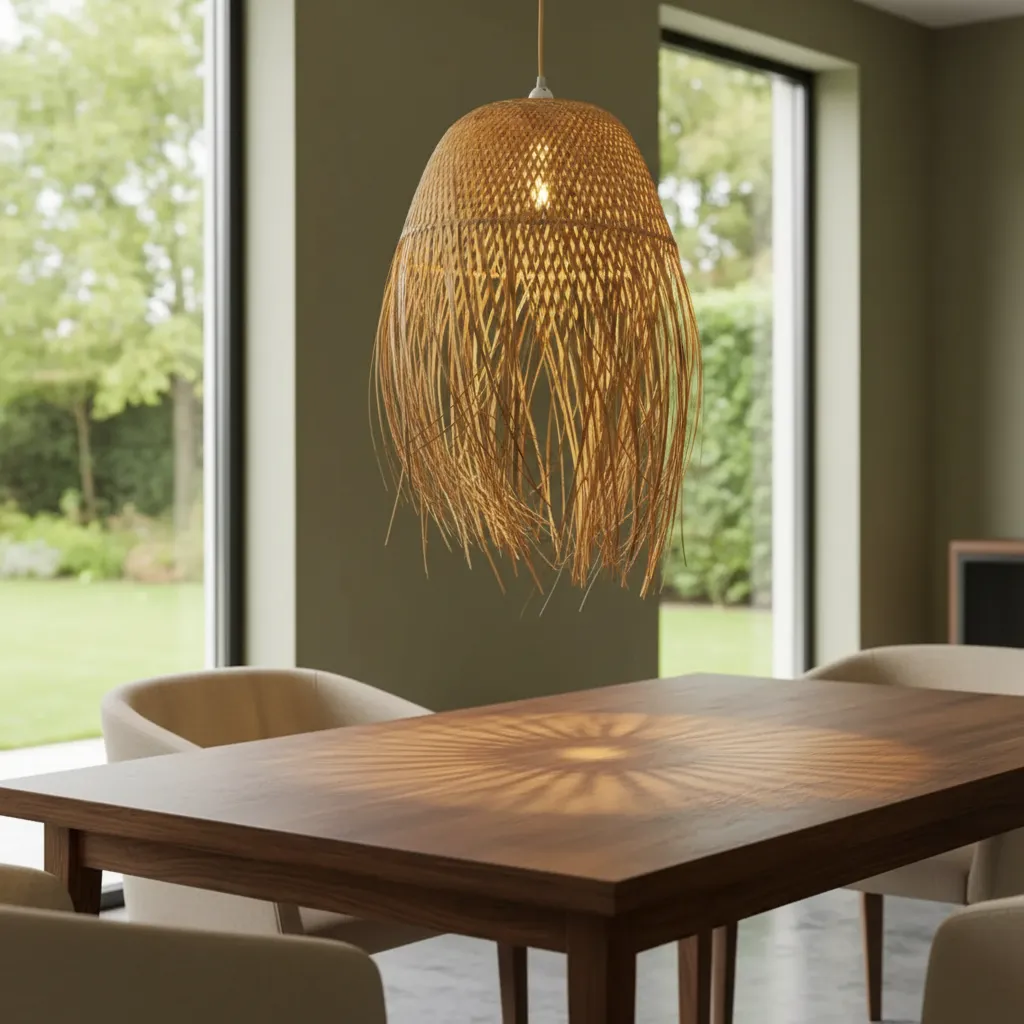 Colgante Natura Chic Ø45cm Bambú - Imagen 5